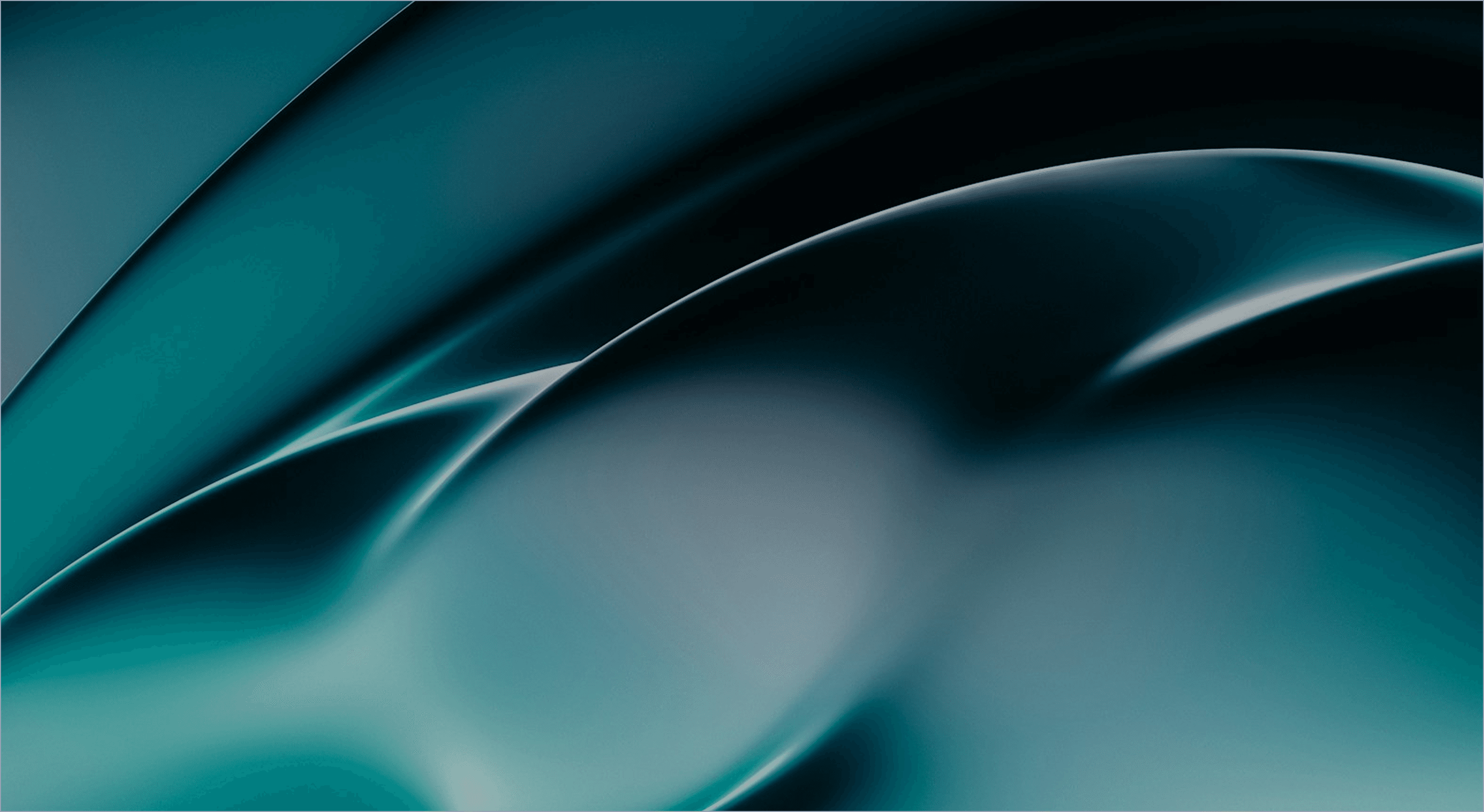 Ondas abstractas em tons de verde-azulado — vídeo institucional